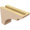Ekena Millwork 3"W x 9"D x 6"H Classic Yorktown Rough Cedar Woodgrain TimberThane Corbel, Primed Tan CORUR03X09X06YORRCPR - alternate 5